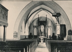 Innenraum Kirche Blankenhagen Altzustand