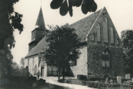 Kirche Blankenhagen - Außenansicht 1958