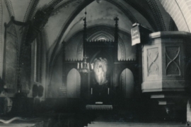 Kirche Blankenhagen - Altarraum 1958