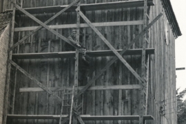 Kirche Blankenhagen - Turmsanierung 1969