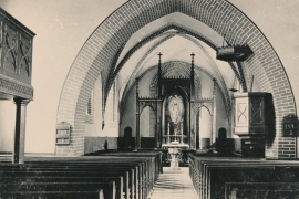 Innenraum Kirche Blankenhagen Altzustand