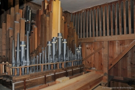 Kirche Blankenhagen - Orgel Innenraum