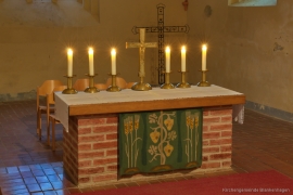 Kirche Blankenhagen - Altarraum Detail
